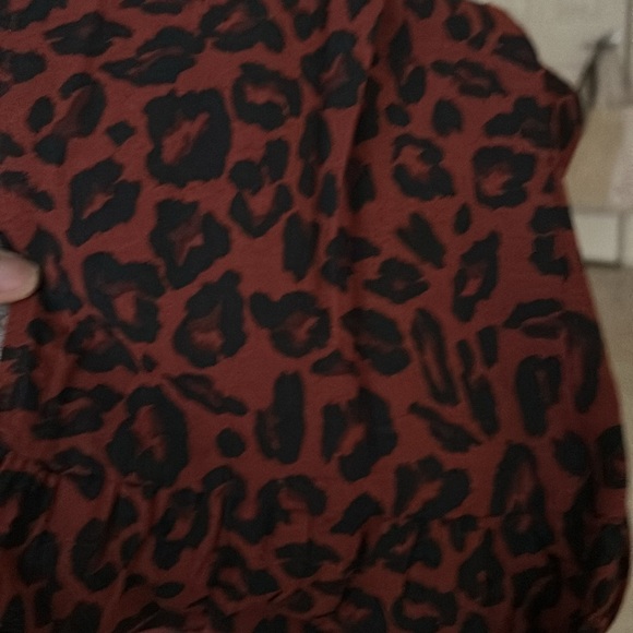 Leopard Print Maxi Skirt Size Small - Picture 7 of 8